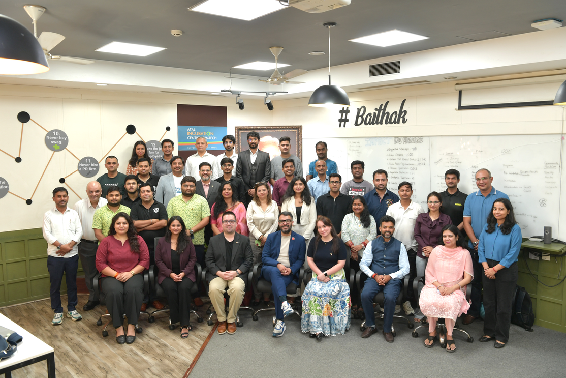 Startup Chile delegation at AIC-BIMTECH