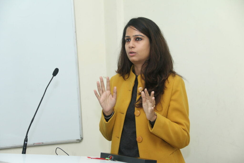 Ms. Diksha Nigam faculty mentoring program by AIC- BIMTECH